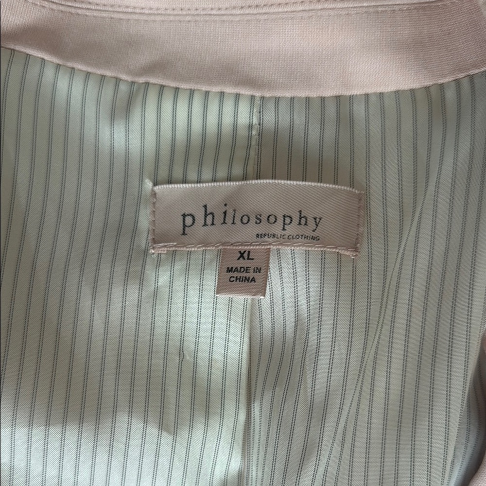 Philosophy Pink Tailored Blazer for Formal Occasions - Picture 2 of 7